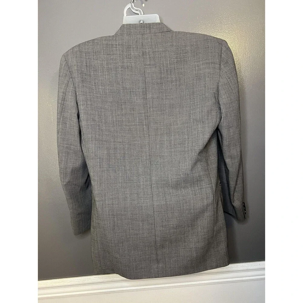Missoni EXAMPLE Suit Jacket Mens 40 Gray Check Two Button Lined Business Italy